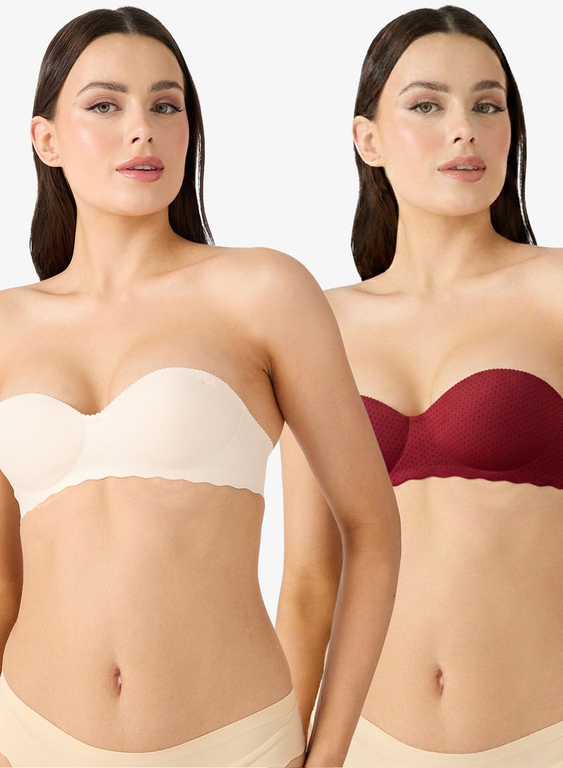 جينجر طقم حمالتي صدر مبطنتين بدون أسلاك - Image 1